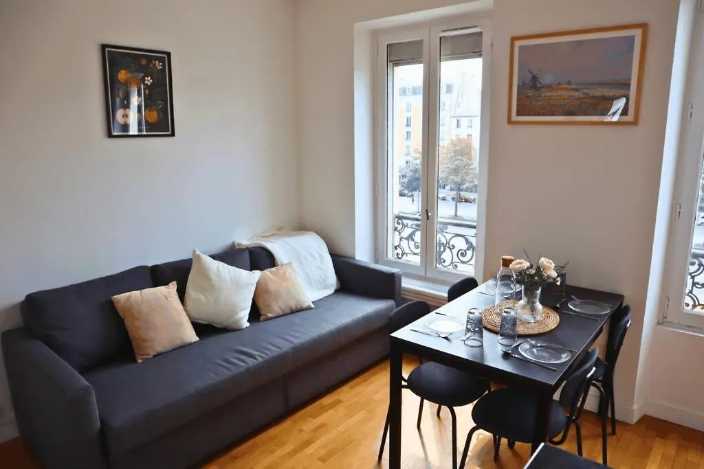 Grand T2 Elegant A Nation, Paris Apartamento
